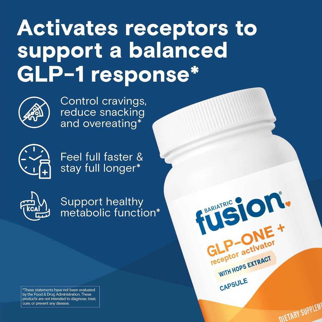 Bariatric Fusion GLP-1 Plus - Suplemento Natural con Extracto de Copaiba y Lúpulo - 30 Cápsulas
