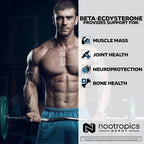 Beta-Ecdysterone 50% Cápsulas | 500 mg | Extracto de Cyanotis Arachnoidea | 30 Unidades