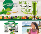 Vital First Daily Greens - Mezcla de Superalimentos con Vegetales Orgánicos y Enzimas - Sabor Tropical 306g