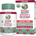 MaryRuth's Multivitamin Gominolas para Mujeres a partir de 14 Años | Apoyo Inmunológico | Salud de Piel y Cabello | Salud Reproductiva | Vitamina A C D E B6 B12 Biotina Zinc Yodo | Orgánico | Vegano | No GMO | 60 Unidades