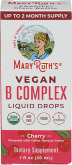 Mary Ruth's Complexo B Gotas de Cereza Ácida Orgánico, 30 ml