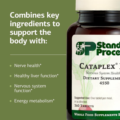 Standard Process Cataplex B2 – Suplemento para el sistema nervioso – Sin lácteos ni soja – 360 comprimidos – Image 4