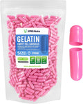 Cápsulas Vacías de Gelatina Bovina Tamaño 0 - 1000 Unidades - Rosa - XPRS Nutra