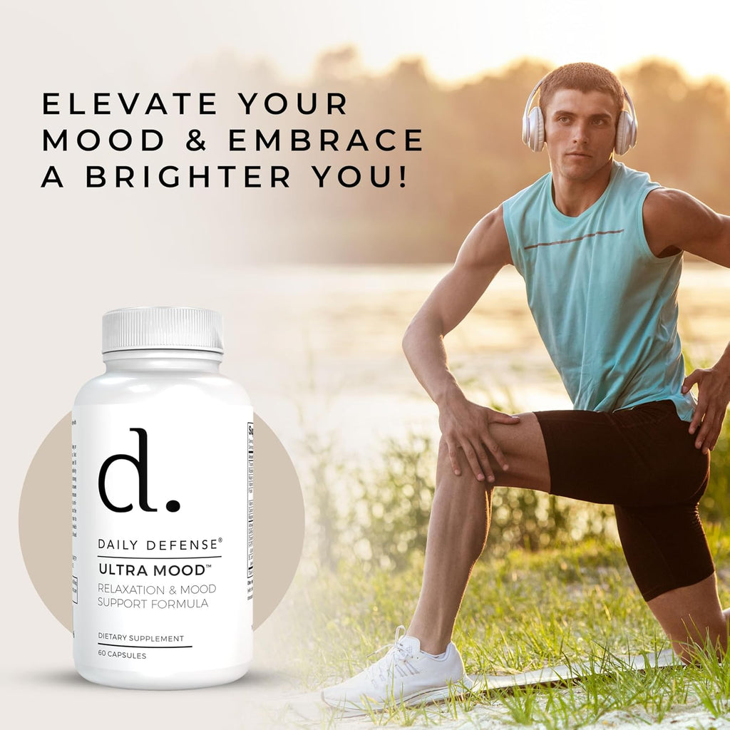 Daily Defense Mood Support Supplement - Ultra Mood 60 Comprimidos