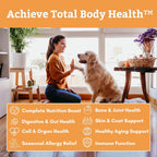 Canine Complete - Multivitamínico en polvo para perros - 907 g - Vitaminas y suplementos diarios para comida casera - Salud e inmunidad - Todas las razas - 90 dosis