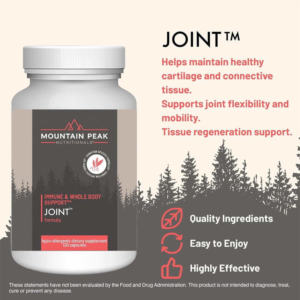 Mountain Peak Nutritionals Fórmula Articular - Glucosamina, Boswellia y Vitamina C - 120 Cápsulas