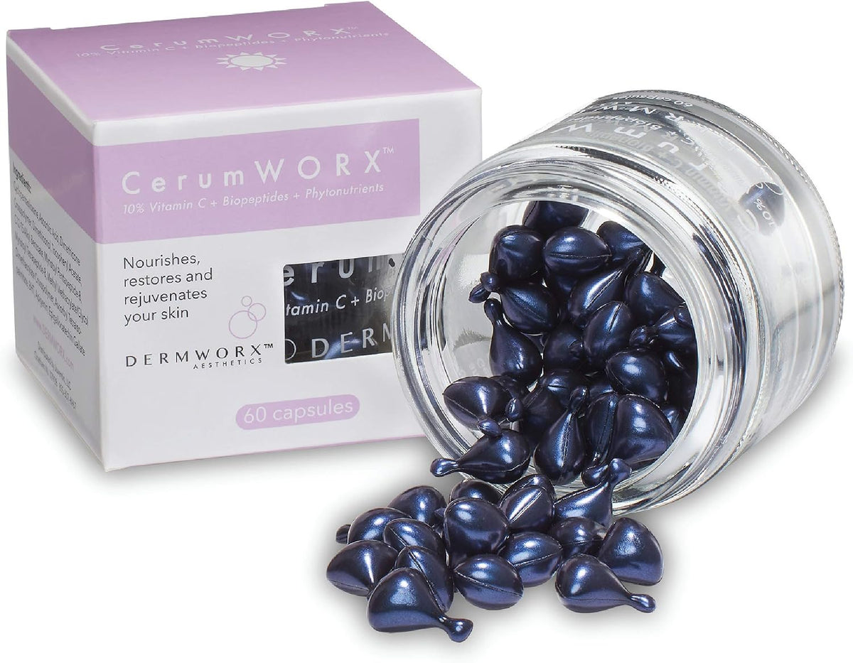 CerumWORX Day Serum: 10% Vitamin C Capsules – Image 1