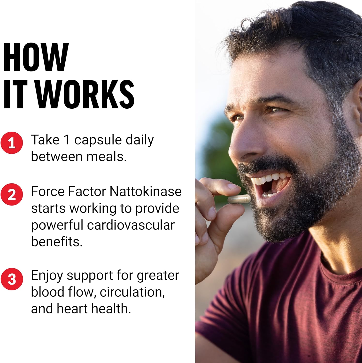 Force Factor Nattokinase 2000 FU - 90 Cápsulas Vegetales