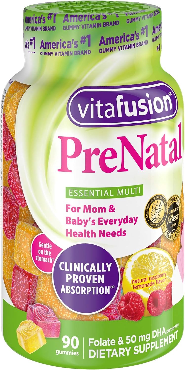 Vitafusion Vitaminas Prenatales en Gominolas, 90 unidades