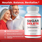 IDEAL PERFORMANCE Sugar Delete Cápsulas - Suplemento para Circulación Saludable y Niveles Estables (2 Paquetes)