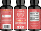 Happy Healthy Hippie Lighten Up - Complemento GLP-1 con Metabolaid y Cromo - 30 Cápsulas Veganas