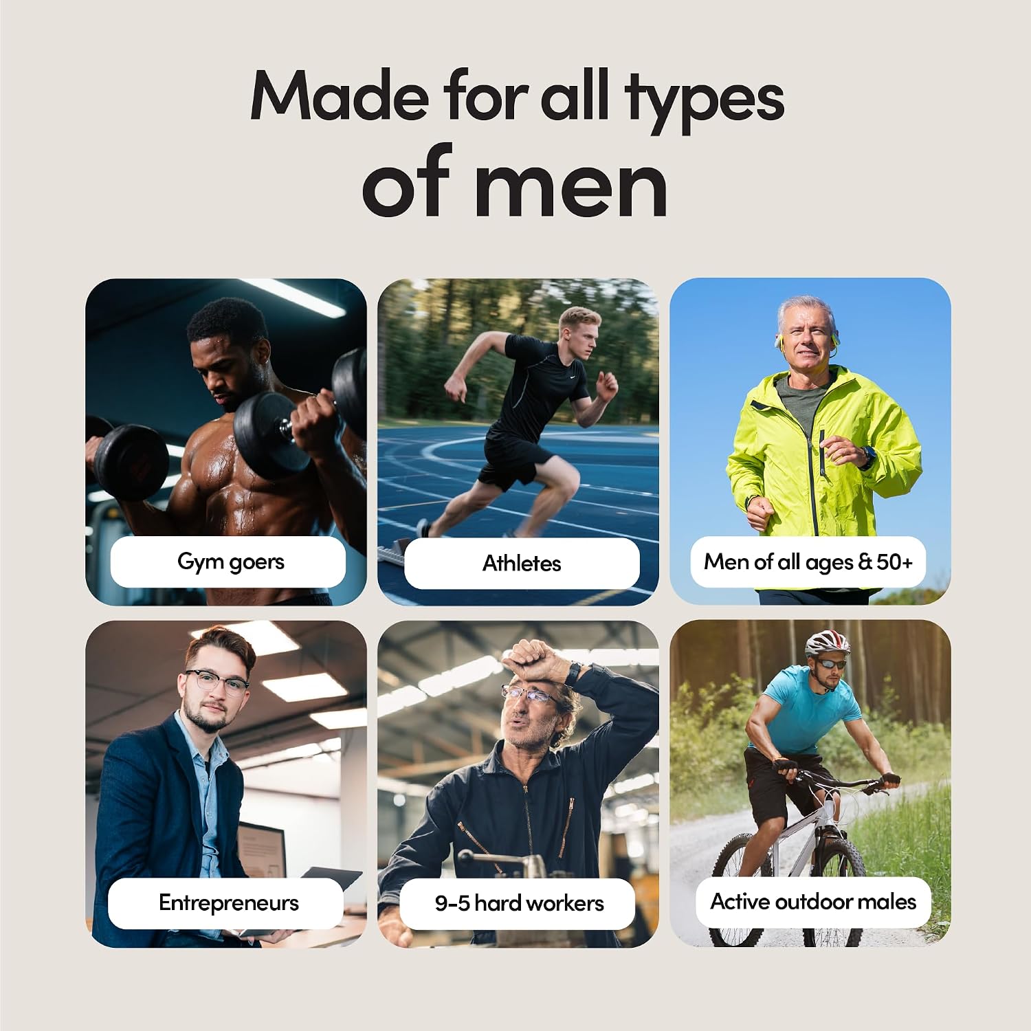Alpha Tribe Multivitamínico para Hombres con Sea Moss, Aceite de Semilla Negra, Ashwagandha, Cúrcuma, Vitamina C y más