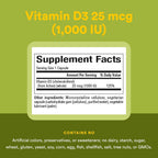Natural Factors Whole Earth & Sea Vitamina D3 - 125 mcg, 90 Cápsulas Vegetarianas