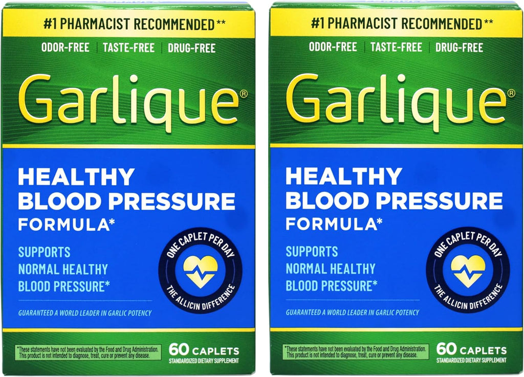 Garlique Fórmula para Presión Arterial Saludable - 60 Comprimidos (Pack de 2)