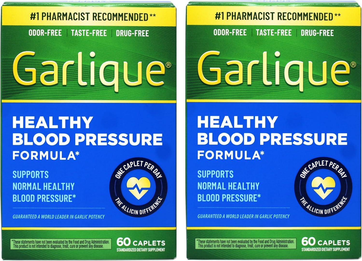Garlique Fórmula para Presión Arterial Saludable - 60 Comprimidos (Pack de 2)