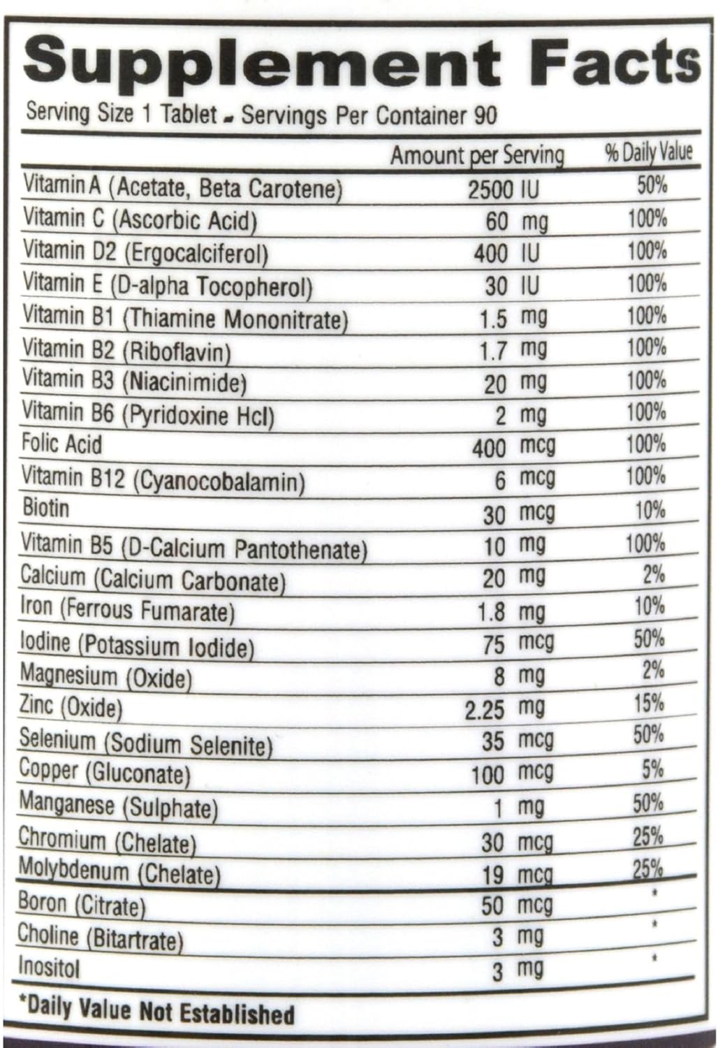 Deva Multivitamínico y Mineral Vegano - 90 Comprimidos Pequeños