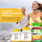 B-12 2500 mcg Comprimidos de Disolución Rápida, Sabor Cereza, 110 Comprimidos