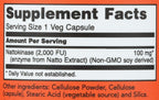NOW Foods Nattokinasa 100 mg, 60 Cápsulas