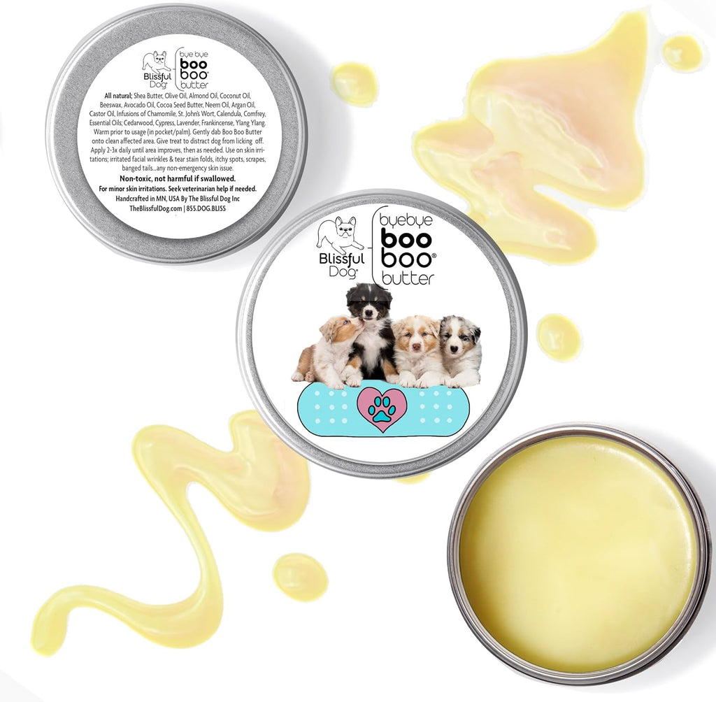 The Blissful Dog 2 oz TIN Australian Shepherd Booboo Butter