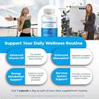NURAFUSE Benfotiamina con Vitamina B6, B12, Ácido Alfa Lipoico, Cúrcuma - 150 Cápsulas