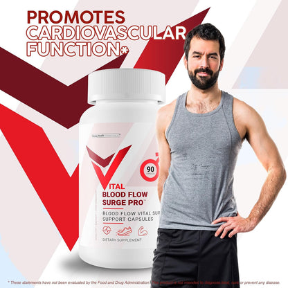 Vital Blood Flow Surge Pro - Fórmula Mejorada - Cápsulas Avanzadas para la Circulación Sanguínea – Image 6