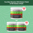 PawMedica Probióticos y Enzimas Digestivas para Perros - 120 Comprimibles Masticables