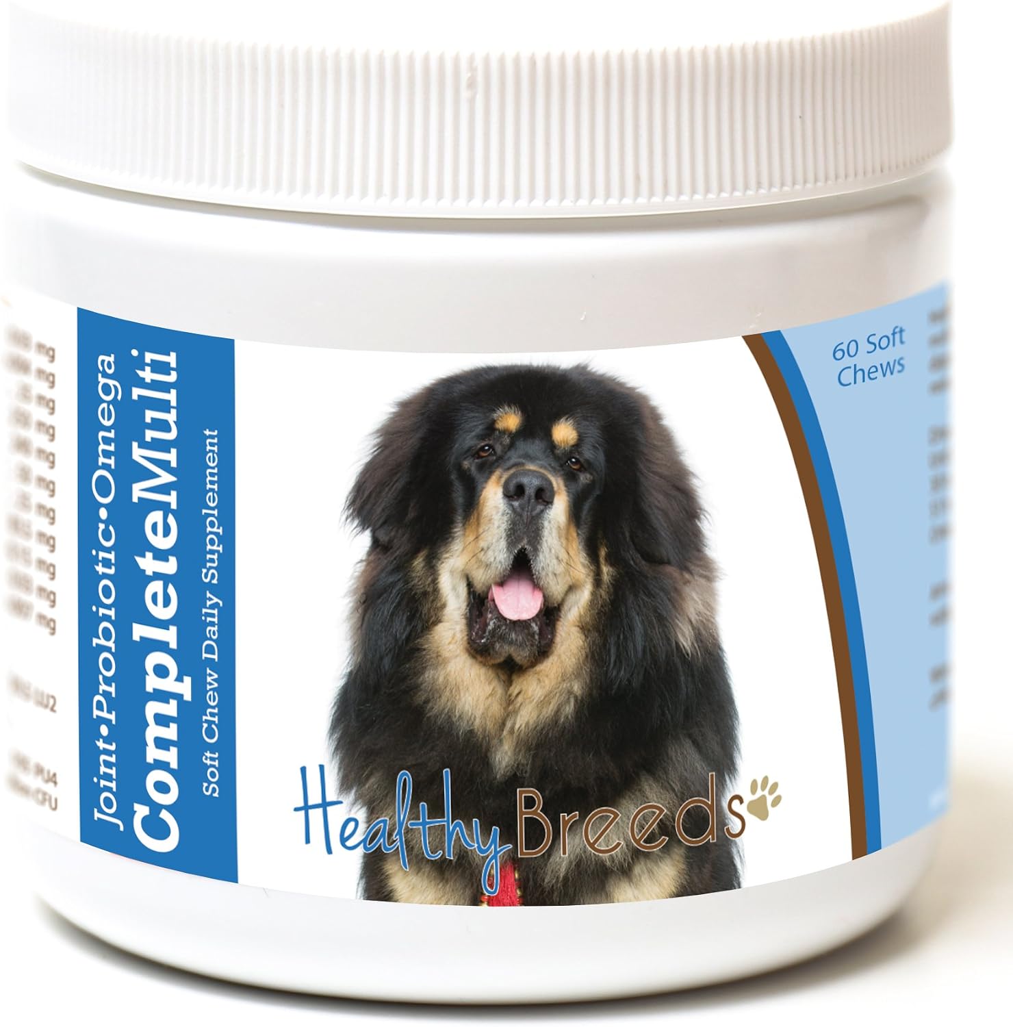 Healthy Breeds Multivitamínico Completo para Perros con Glucosamina, Omega 3 y Probióticos - 60 Golosinas Blandas