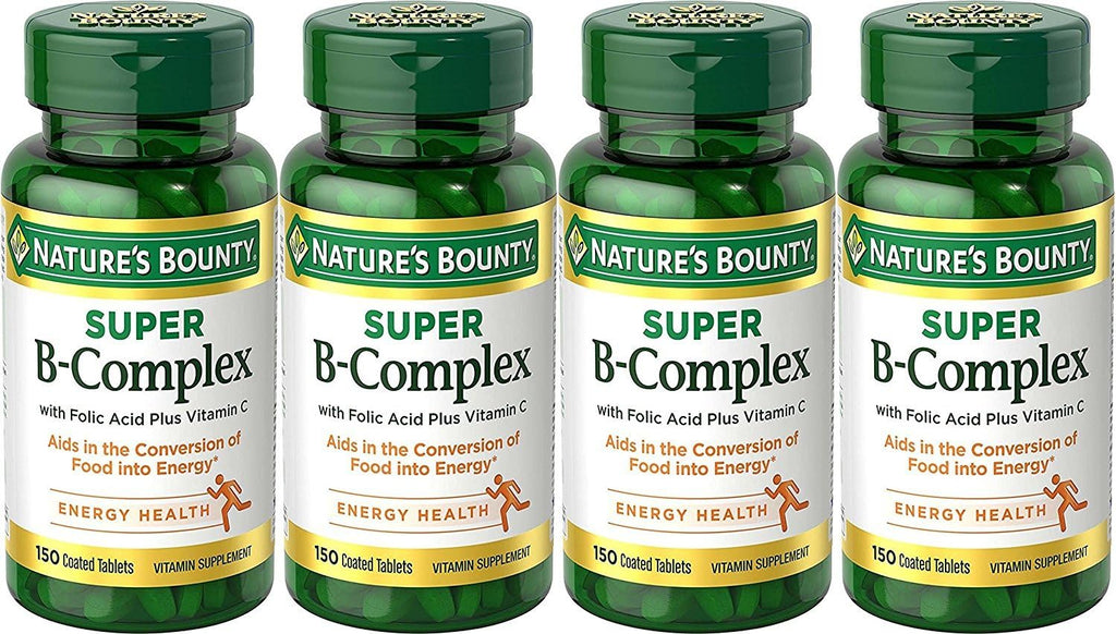 Nature's Bounty B-Complex with Folic Acid and Vitamin C, 150 Tablets