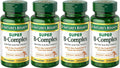 Nature's Bounty B Complex con ácido fólico y vitamina C, 150 comprimidos (paquete de 4)
