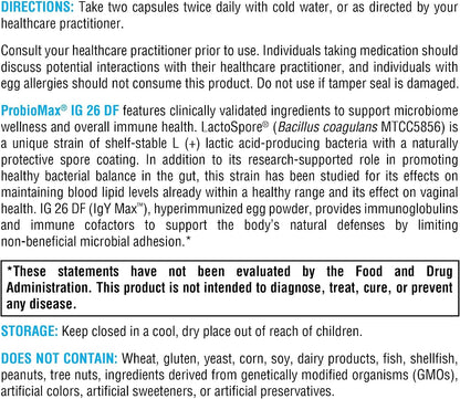 XYMOGEN ProbioMax IG 26 - Polvo de huevo – Puraza libre de alérgenos: Formulado sin gluten, OMG, lácteos, soja, – Image 7