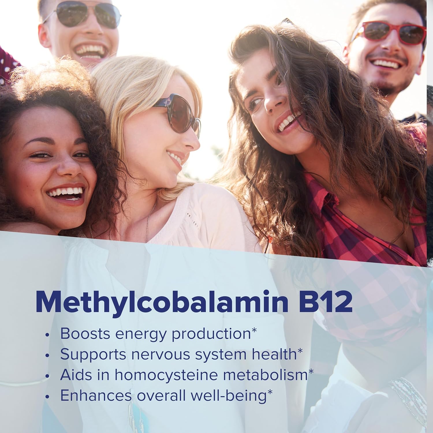 Superior Source Metilcobalamina B-12 sin inyecciones 10000 mcg - 30 Comprimidos sublinguales