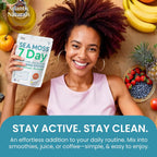 Atlantic Naturals Sea Moss 7 Day Detox - Depuración Natural de Hígado, Vesícula y Riñones - Sabor Piña (397g)