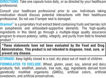 XYMOGEN Oraxinol - 60 Cápsulas - Extracto de Frutas y Bayas para Salud Cardiovascular – Image 6