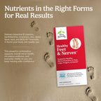Terry Naturally Healthy Feet & Nerves - Vegan Capsules for Nerve and Circulatory Health, 120 Capsules