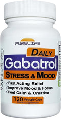 Gabatrol Daily – Suplemento de GABA de origen vegetal – 120 cápsulas vegetales