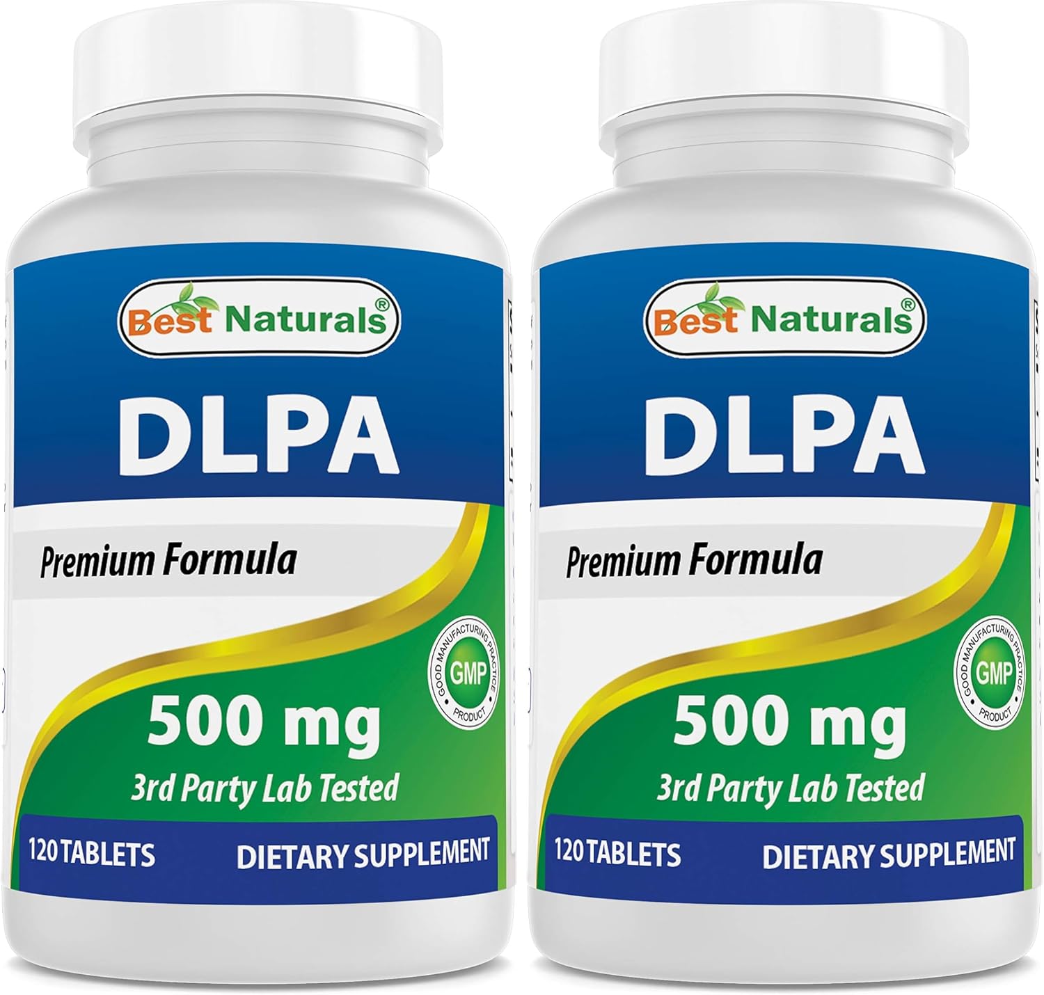 Best Naturals DLPA 500 mg, 120 Comprimidos