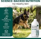 Vegan Omega 3 Oil for Dogs - 8 oz of Fish Free Algae Oil for Healthy Skin and Coat - Made with Omega 3 and 6 Fatty Acids, EPA, DHA, and DPA - Made in the USA