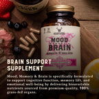 HEART & SOIL – Suplemento de Cerebro de Res 100% Pasto 3000 mg – Memoria y Concentración – 180 Cápsulas