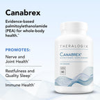 Theralogix Canabrex - Suplemento de Palmitoiletanolamida (PEA) - 120 Cápsulas