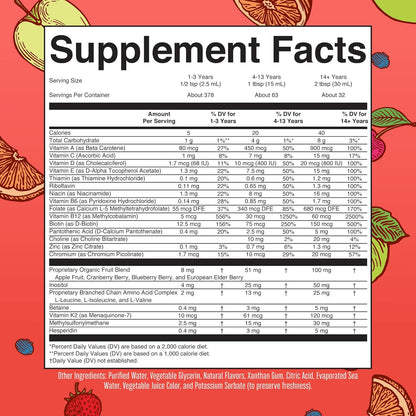 MaryRuth's Liquid Morning Multivitamin – Vitamina C : antioxidante que apoya el sistema inmunitario y la formación – Image 2