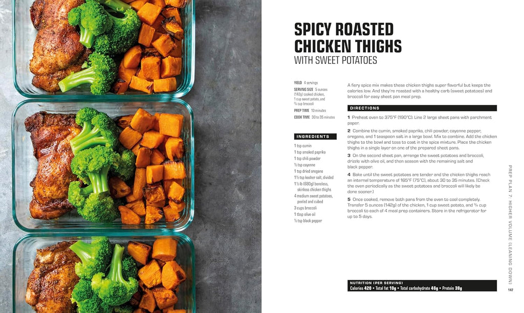 The Bodybuilder's Meal Prep Cookbook: 64 Make-Ahead Recipes and 8 Macro-Friendly Meal Plans (The Bodybuilder's Kitchen)