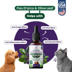 Gotas Herbales para Perros y Gatos con Arándano - 59 ml