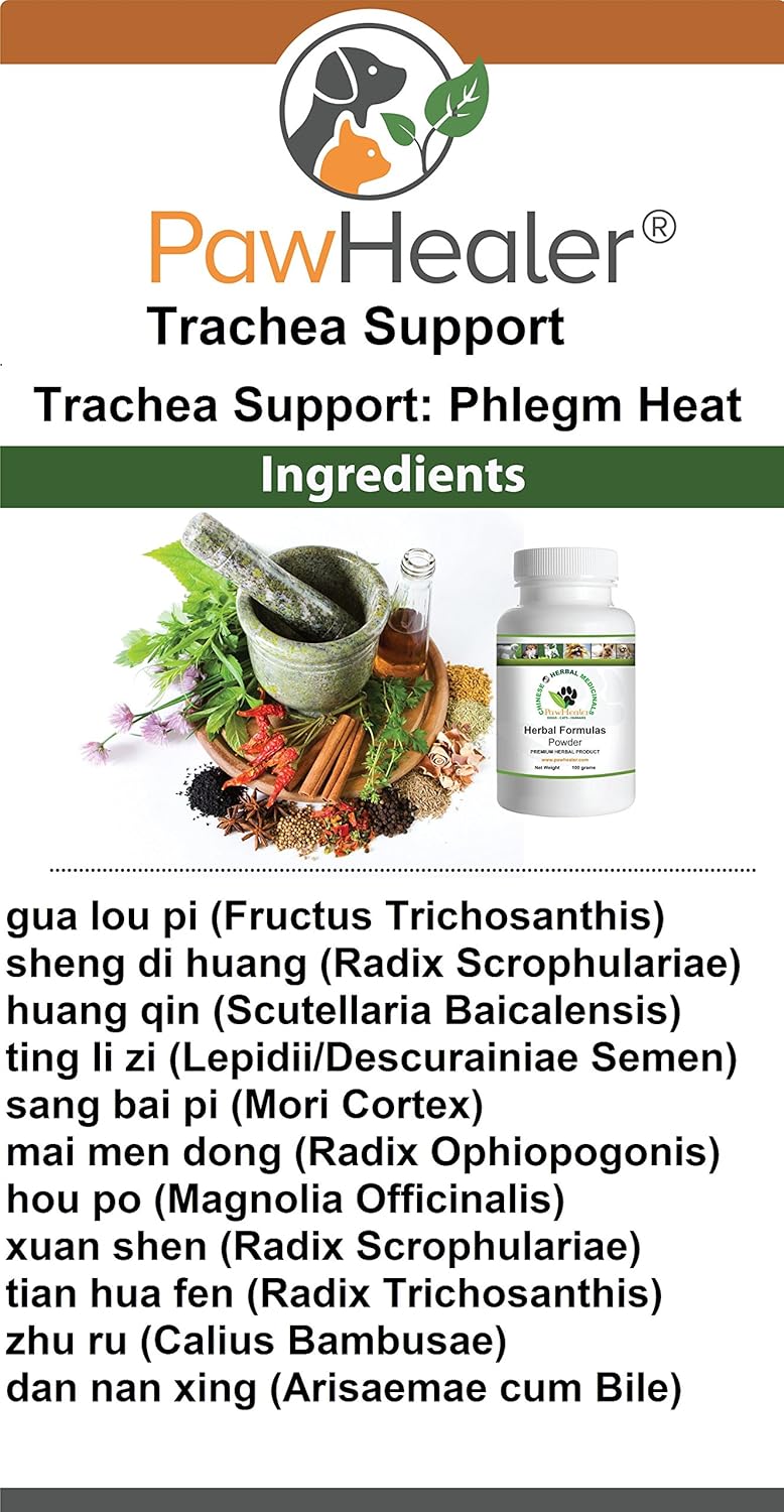 Trachea Soother Pack - Jarabe y Polvo Herbal para Perros - Complemento Respiratorio Natural