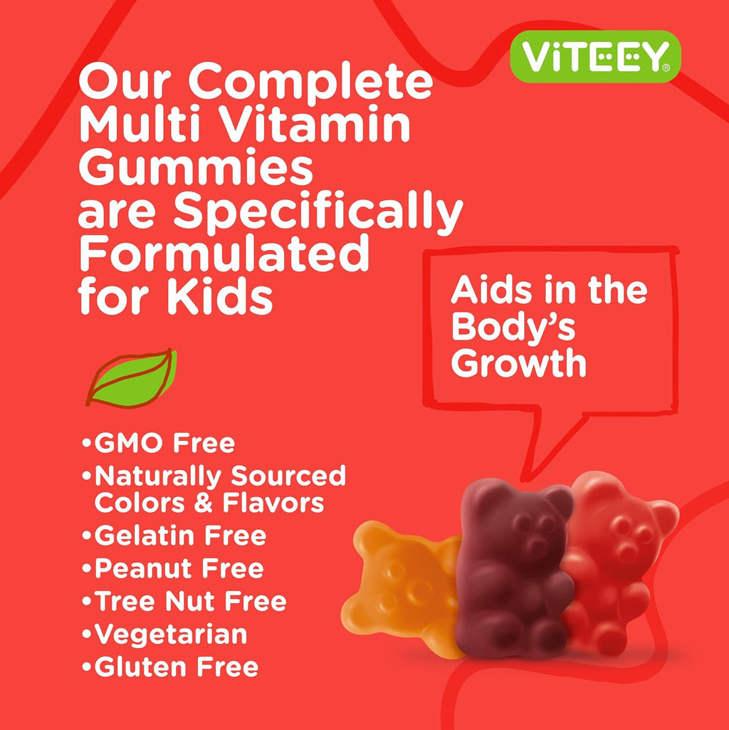 Viteey Multivitamínico para Niños en Gominolas - 120 unidades