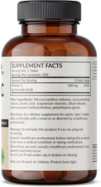 Futurebiotics Vitamina C 500 mg, 250 Comprimidos No-GMO