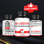Satoomi NAD Nicotinamida Ribósido - Suplemento NR 1000mg - 60 Cápsulas (30 Días)