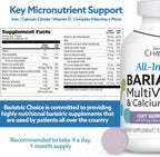 Bariatric Advantage Chewable All-in-One Multivitamin with Iron and Calcium Citrate, Very Berry Flavor (120 tablets)