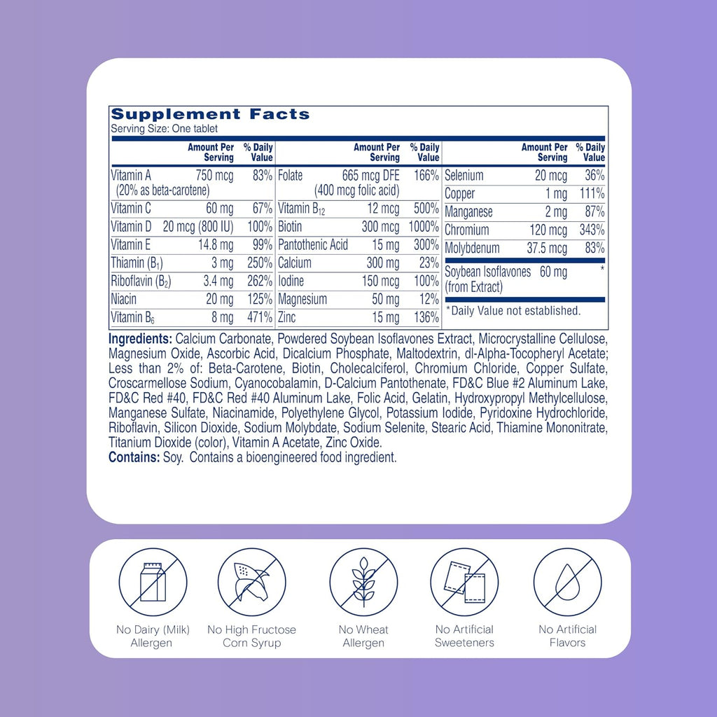 One A Day Multivitamínico para Mujeres en la Menopausia – 50 Comprimidos