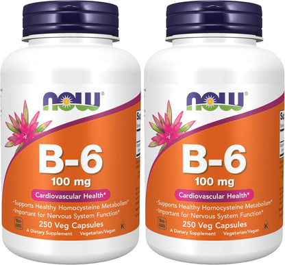 NOW Foods, Vitamina B-6 (Piridoxina HCl) 100 – Apoya la función del sistema nervioso.* – Image 9