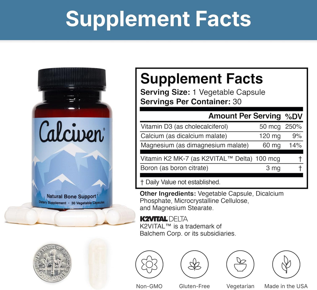 Calciven - Suplemento Natural de Calcio y Minerales para el Soporte Óseo